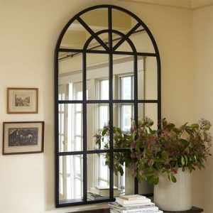 large custom cut arch mirror design ideas Hopkins Glass and Shower Door MN
