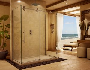 barn style frameless glass shower doors and enclosures