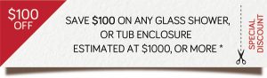 frameless glass shower doors discount coupon - Hopkins Glass and Shower Door